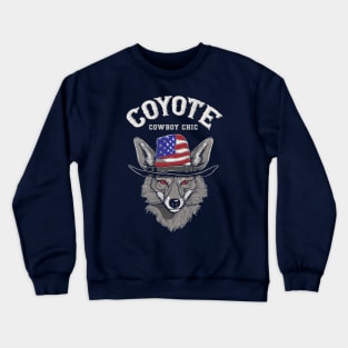 Coyote Cowboy Chic Crewneck Sweatshirt